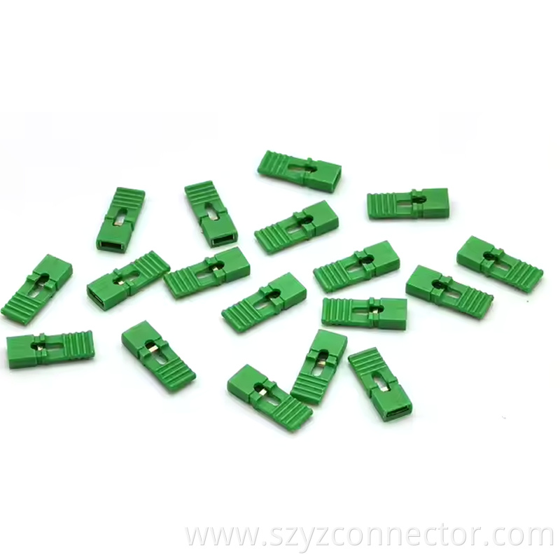 2.54mm Pitch Mini Jumper H13.5mm 12P Green OPEN Type (2)